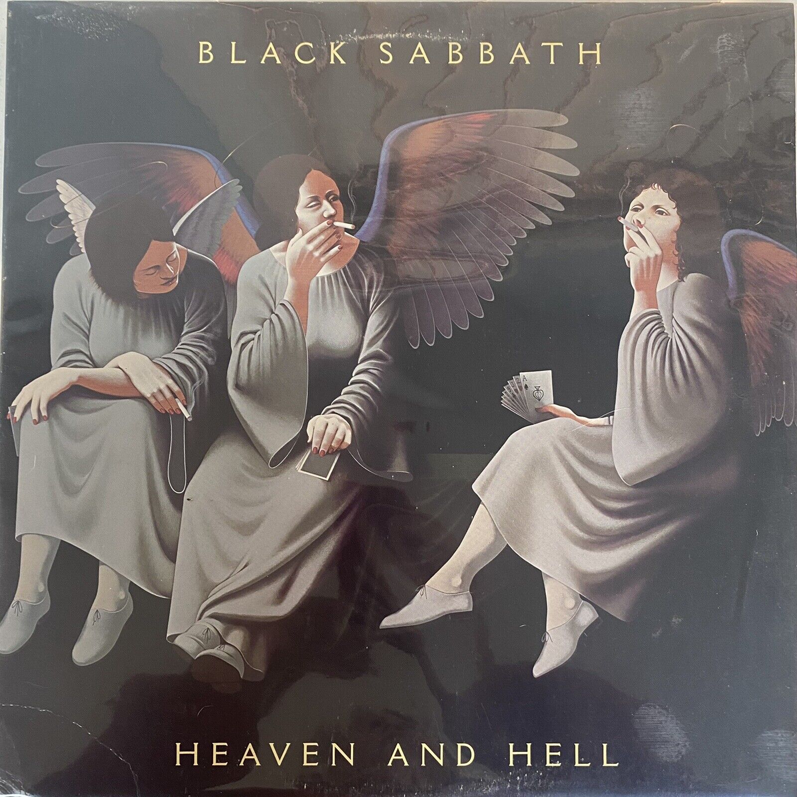 LOT 3 Vintage Black Sabbath Heaven and Hell Mob Rules1980 1981 1982 Vinyl
