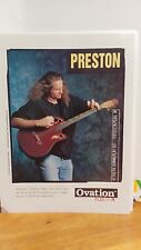 PRESTON REED OVATION GUITARS  1996 PRINT AD - 11 X 8.5   m picture