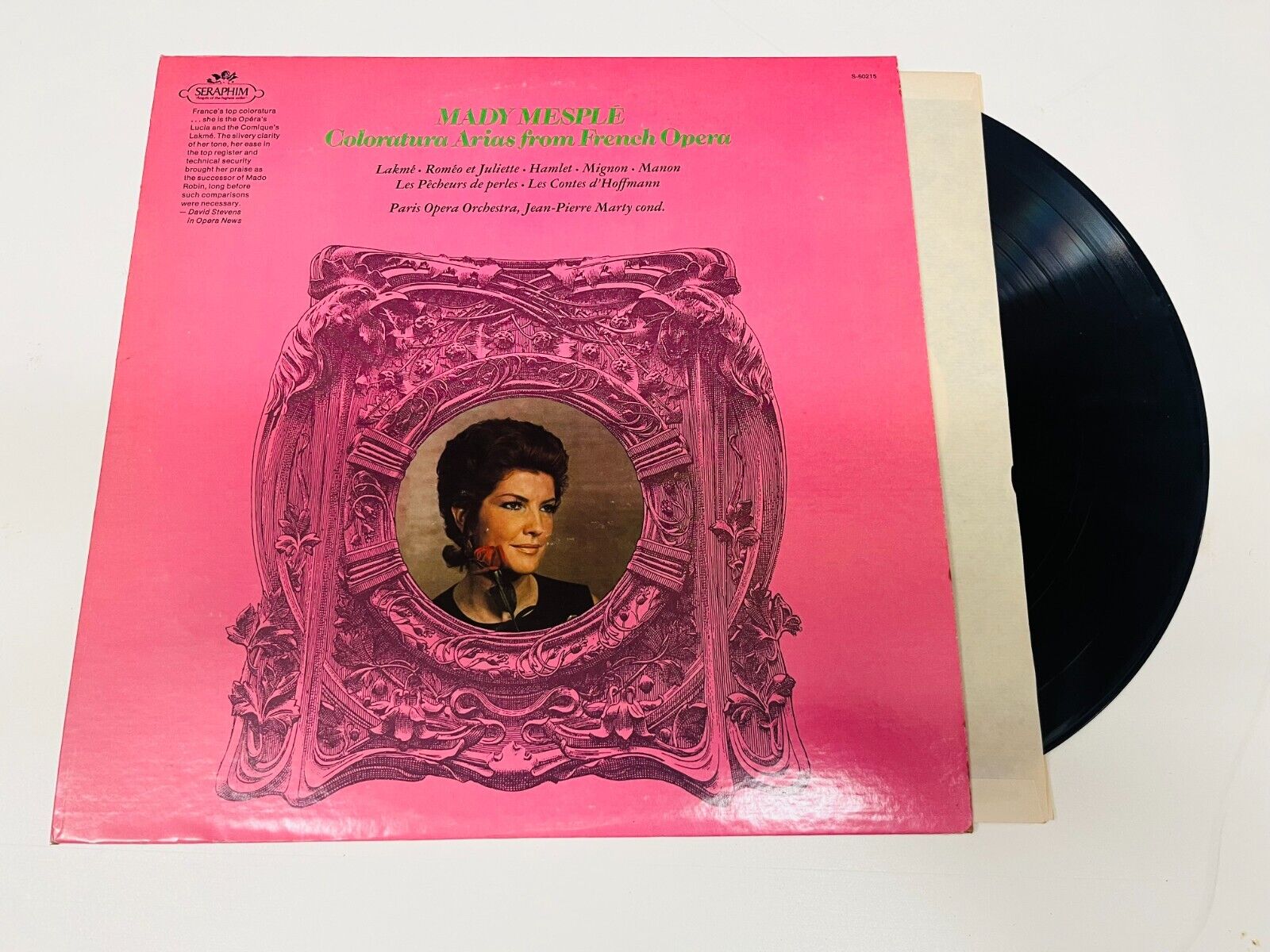 Mady Mesple- Coloratura Arias From French Opera S-60215 Vinyl 12\'\' EXCELLENT