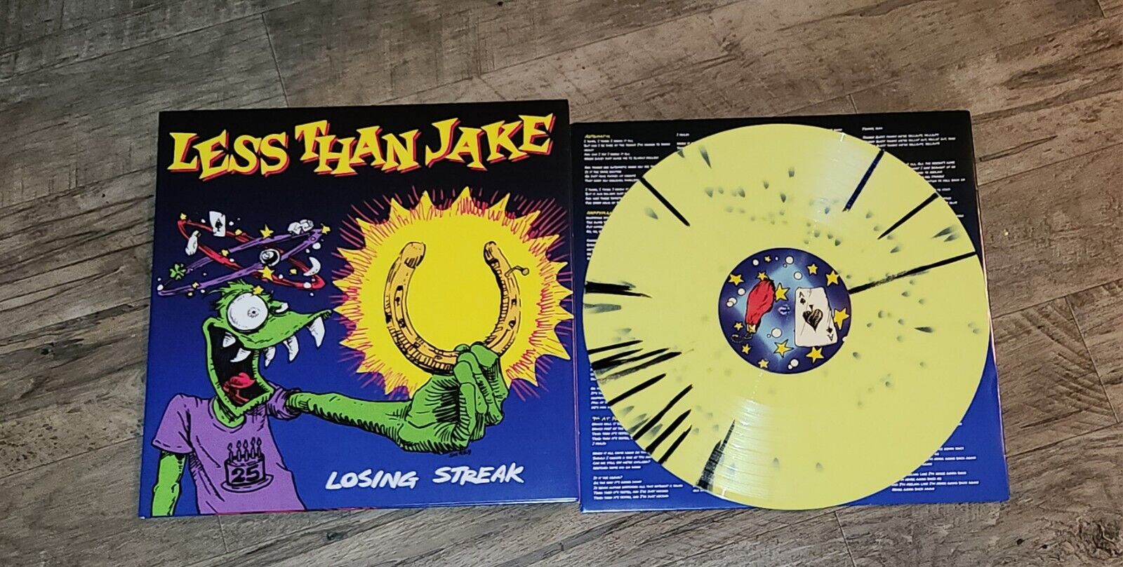 Less Than Jake Losing Streak Yellow Vinyl 25th Anniversary Vinyl Oop Nofx Ska