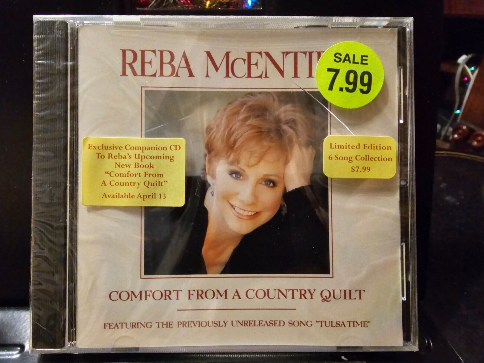 Comfort From a Country Quilt by Reba McEntire Limited Edition (CD) NEW SEALED