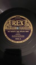 Rare 78rpm record, E, POPEYE : I'm Popeye The Sailor Man , Rex 8563-A/B picture