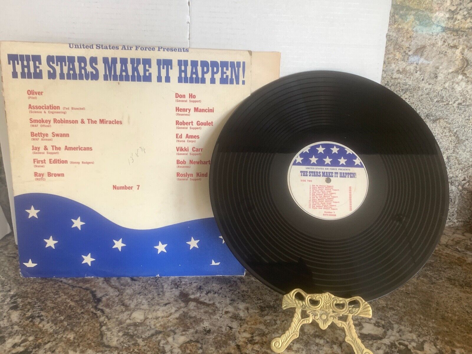 Vintage United States Air Force Presents Stars Make It Happen LP #7 GXTV 222034