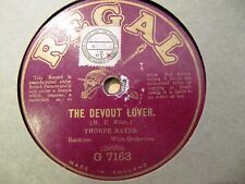 1924 THORPE BATES English Barit THE BEDOUIN LOVE SONG/ Devout Lover REGAL G7163 picture