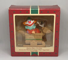 Vintage 1988 Hallmark Keepsake Musical Ornament Jingle Bell Clown picture