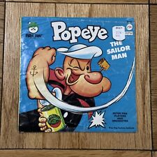 Vintage Popeye The Sailor Man, Peter Pan 45 rpm Record Macy’s Price Sticker picture