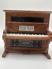 Vintage 1988 George Good Wooden Upright Piano Music Box picture