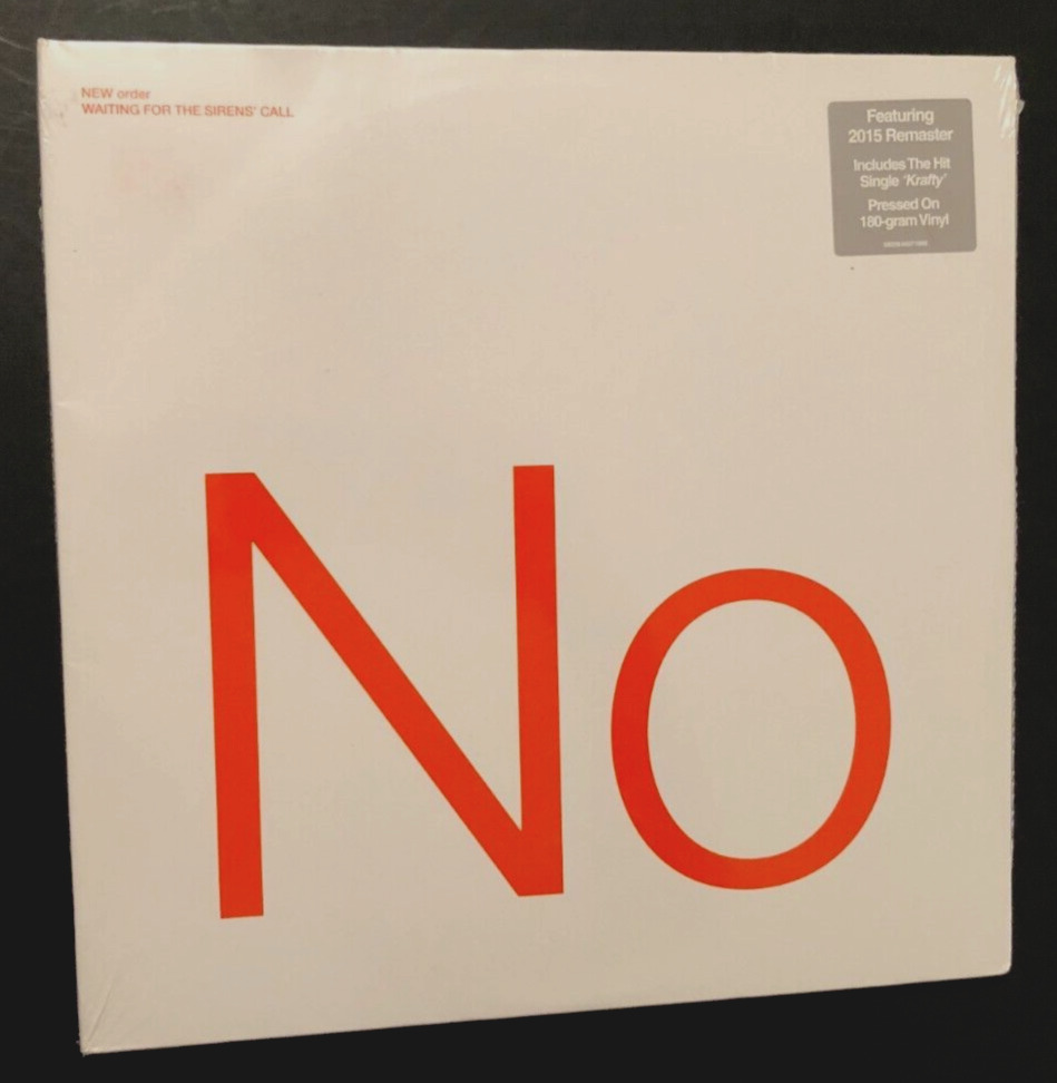 New Order 2LP Waiting For The Sirens\' Call 2005 Remaster Vinyl LP Rhino Sealed