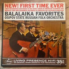 Osipov State Russian Folk Orchestra - Balalaika Favorites Vinyl picture