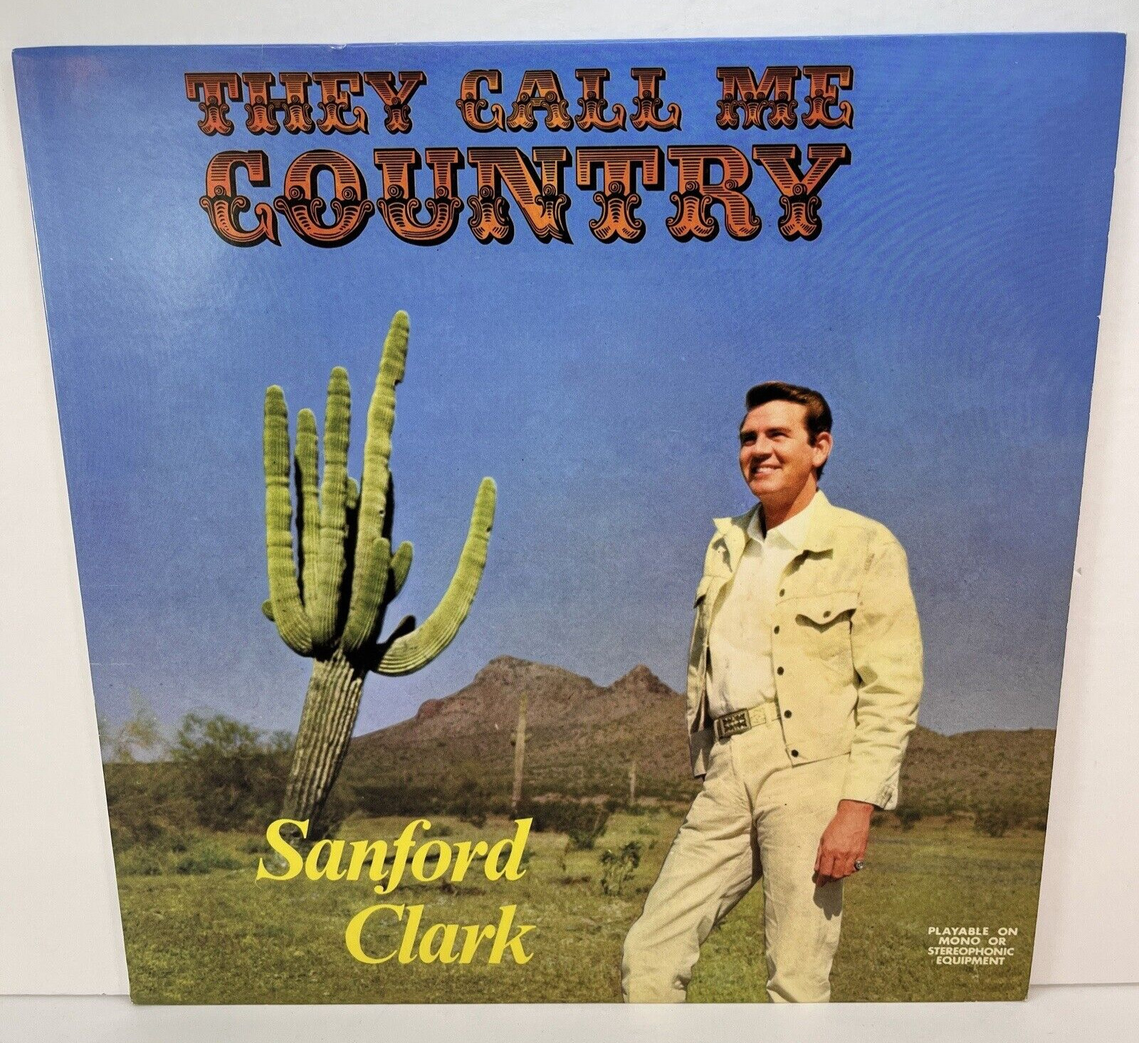 Sanford Clark ‎– They Call Me Country 2019 Reissue Vinyl, LP, Album, VG+/EX
