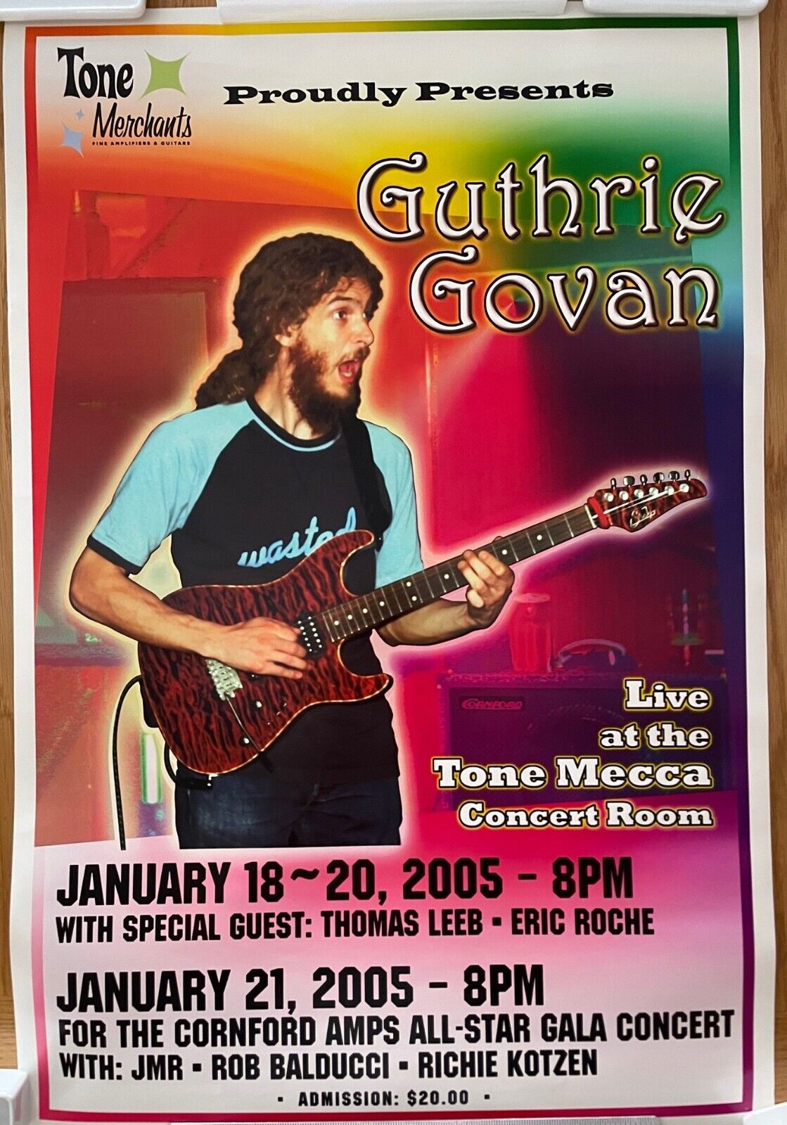 GUTHRIE GOVAN 2005 CLINIC POSTER - EXTREMLY RARE