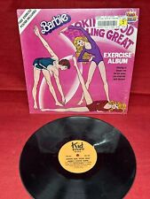 VTG 1982 Barbie Exercise Album Looking Good Feeling Great Vinyl LP Mattel Record picture