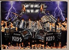 KISS LUDWIG DRUMS PROMO POSTER,Eric Carr poster,KISS band poster,RARE,24