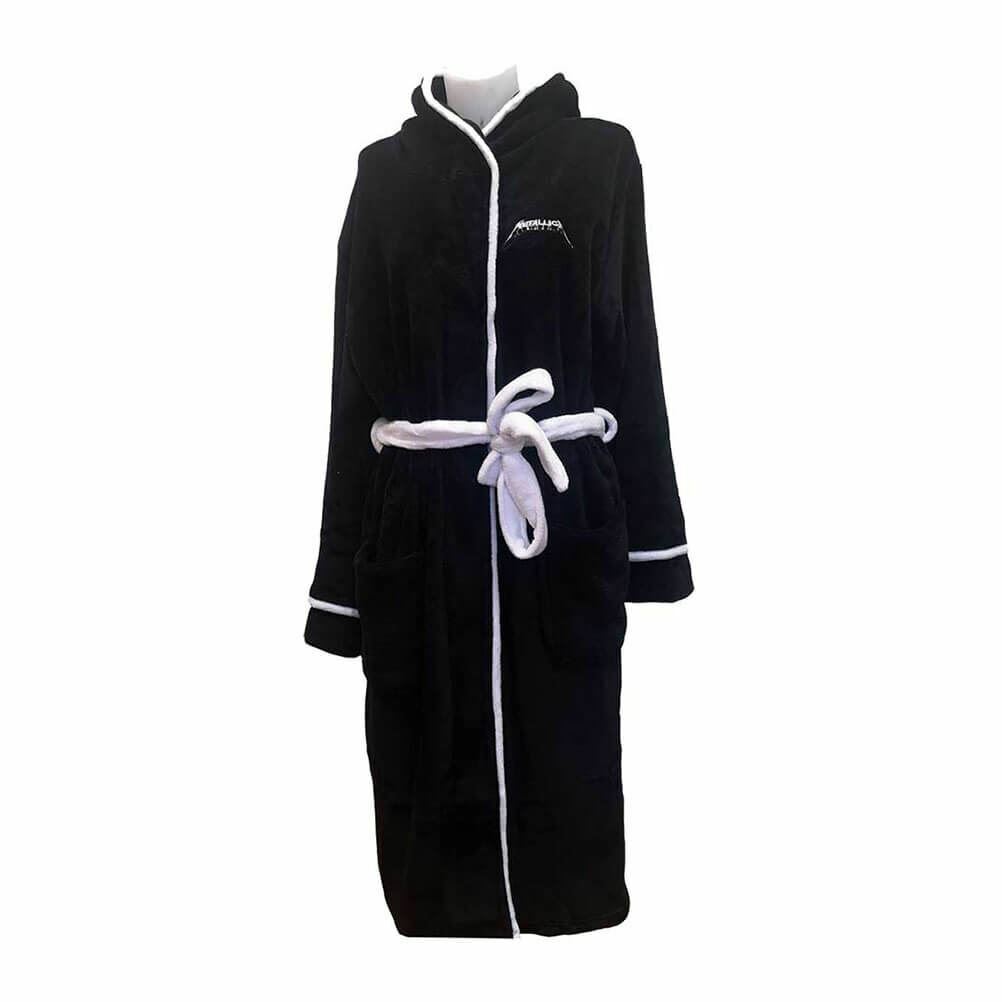 Metallica Load/Reload Star Black Adult Fleece Dressing Gown - 3 Sizes Available