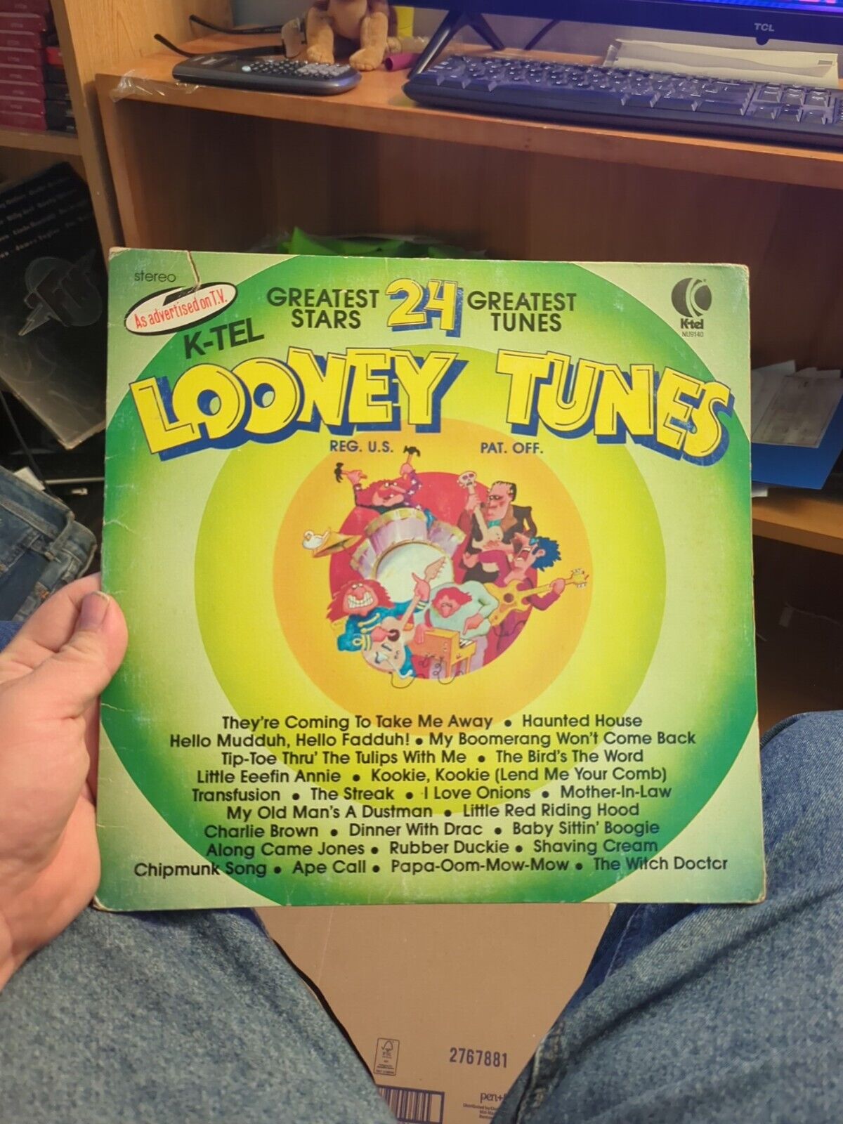 Vintage K-tel 1976 Looney Tunes Greatest Stars Vinyl Record