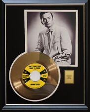 JOHNNY CASH DON'T TAKE YOUR GUNS TO TOWN GOLD RECORD AUTOGRAPH PRE PRINTED RARE picture