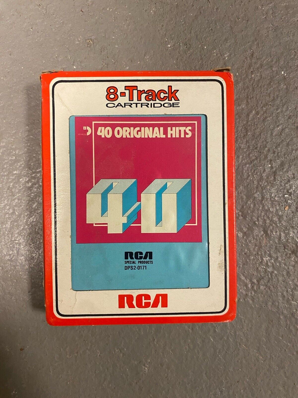 Rare Vintage RCA Sessions 40 Original Hits 8 Track Tape 1976 Tested, Works