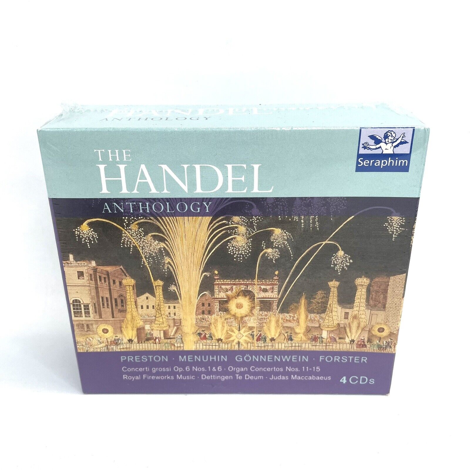 The Handel Anthology Preston Menuhin 4 CD Seraphim new 