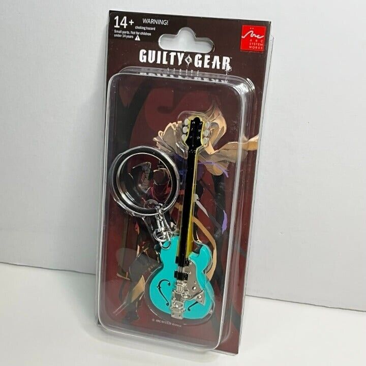 Guilty Gear Strive I-no Ino Marlene Guitar Metal Keychain Figure