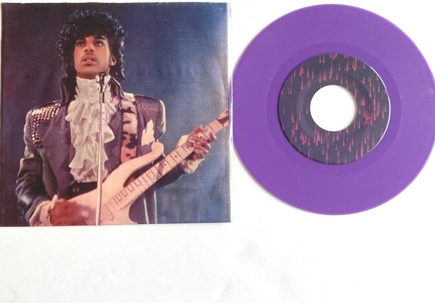 Prince, Purple Rain, 1984, 7” 45 RPM, PURPLE VINYL, PS - NEAR MINT