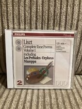 Liszt Complete Tone Poems Volume 1 Les Preludes Orpheus Mazeppa CD 2 Disc Set picture