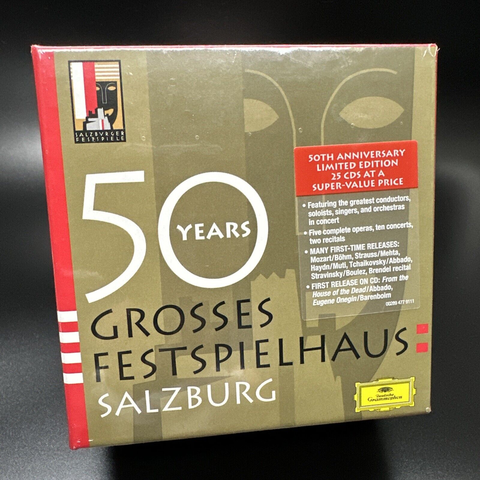 50 Years Grosses Festspielhaus Salzburg [DG 25 CD Box Set] NEW SEALED