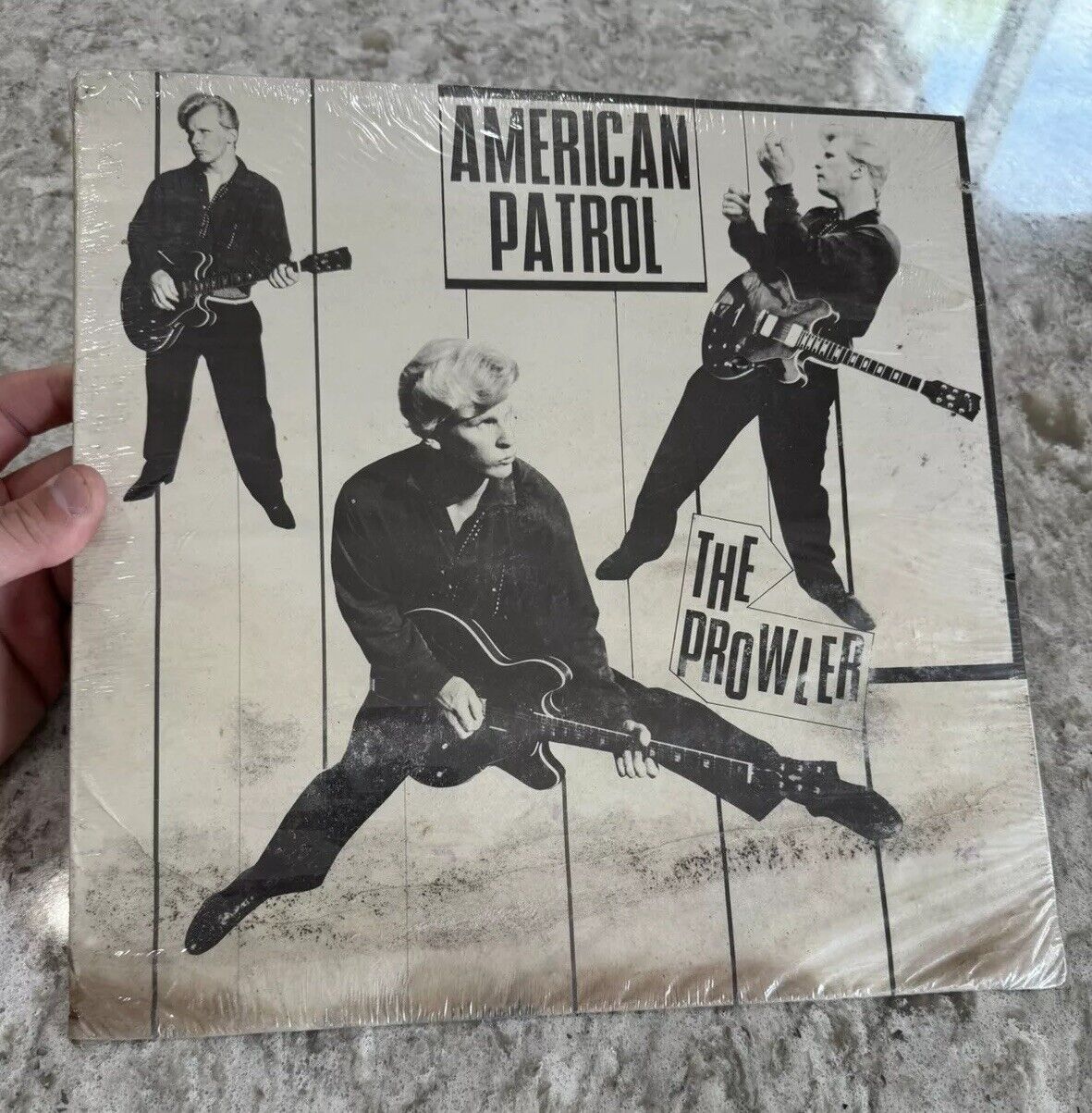 Vintage Sealed American Patrol The Prowler Vinyl LP Water Damage