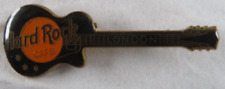 Hard Rock Cafe Pin Badge London England Black  Guitar picture