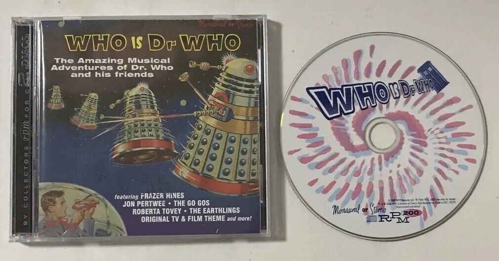 HAND SIGNED Who Is Doctor Who Cd Theme BBC Radiophonic VERY RARE