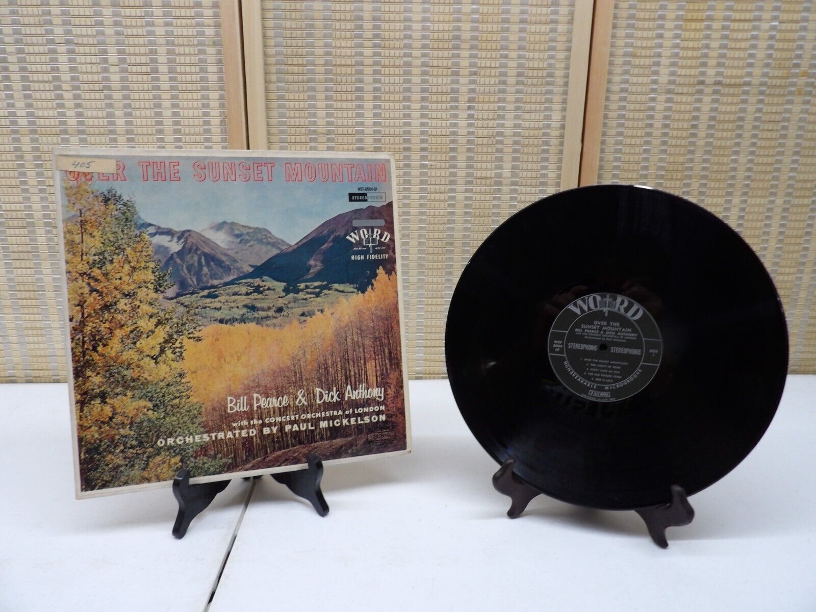 Bill Pearce & Dick Anthony – Over The Sunset Mountain Vinyl, LP