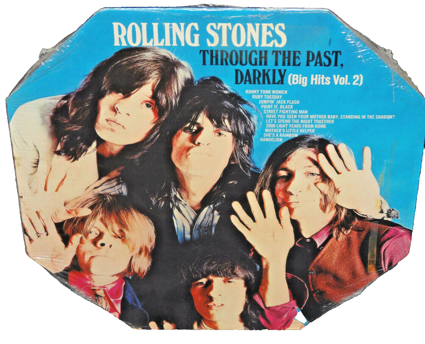 Rolling Stones Through The Past Sealed Vinyl Record LP USA 1969-81 London NPS-3 