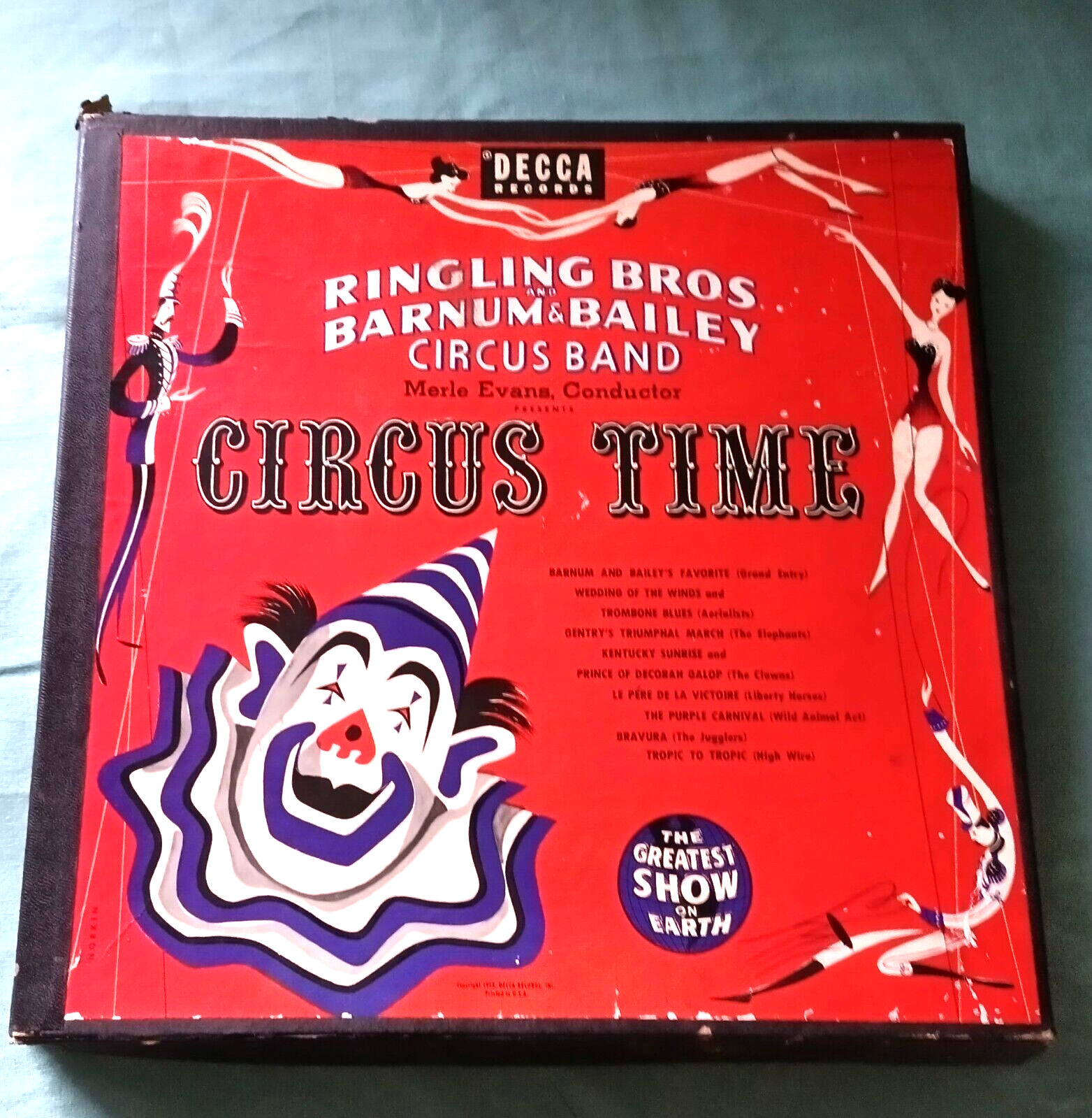 CIRCUS TIME Ringling Brothers Barnum Bailey Band 4 X 10