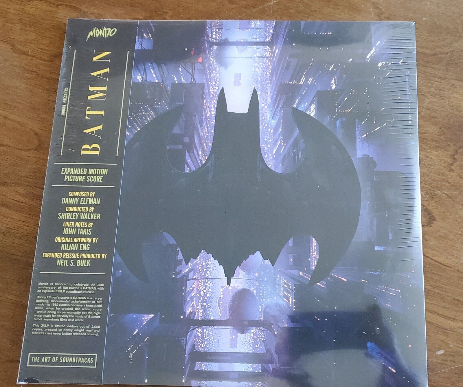 Batman Mondo record OOP Original Score by Danny Elfman 2019 Sealed