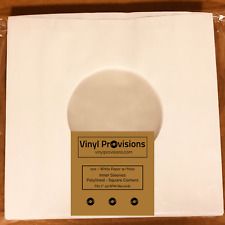 Polylined 45 RPM Inner Paper Record Sleeves for 7