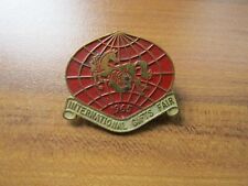 Vintage Enamel pin badge - 1965 - International gifts fair picture