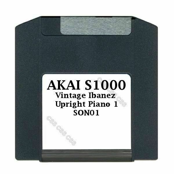 Akai S1000 Zip Disk 100MB Vintage Ibanez Upright Piano 1 SON01
