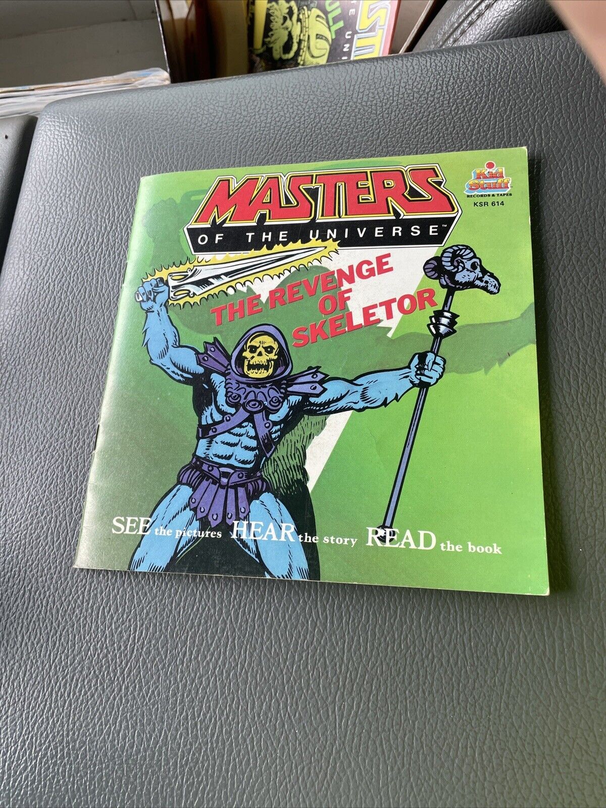 VTG 1983 Masters of the Universe The Revenge of Skeletor Book & Record 45 80’s