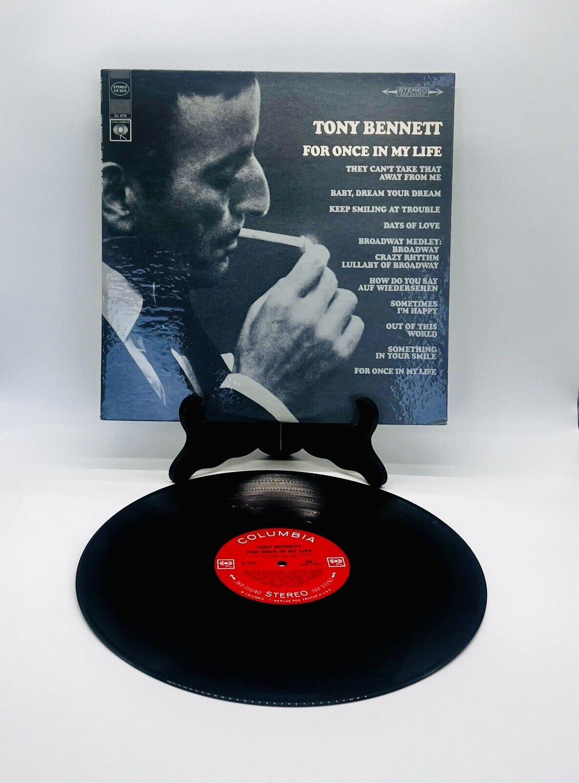 Vintage - TONY BENNETT For Once In My Life 1967 Original STEREO LP Vinyl Record