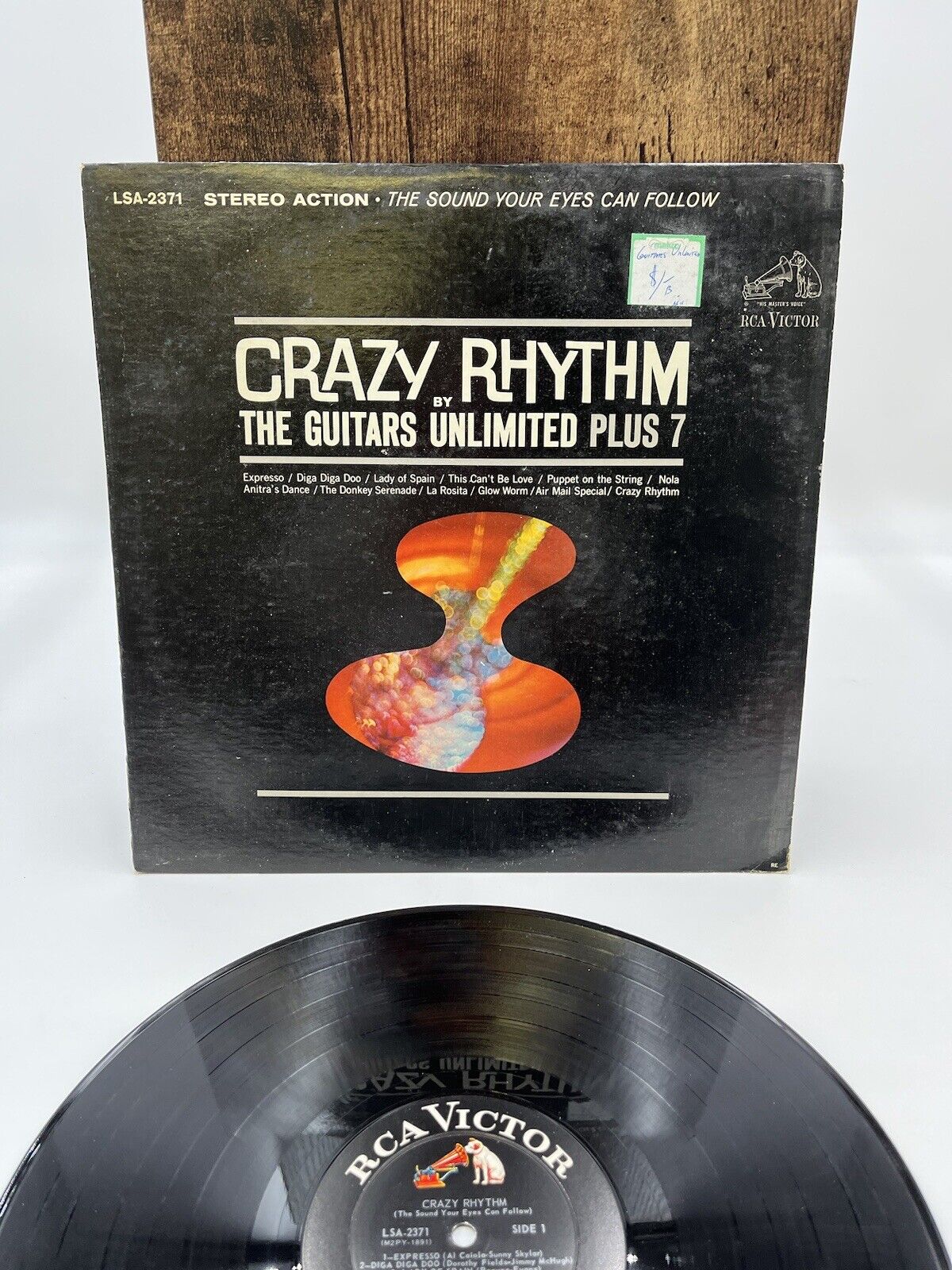 Vintage The Guitars Unlimited Plus 7 ‎– Crazy Rhythm (1961 , Vinyl)