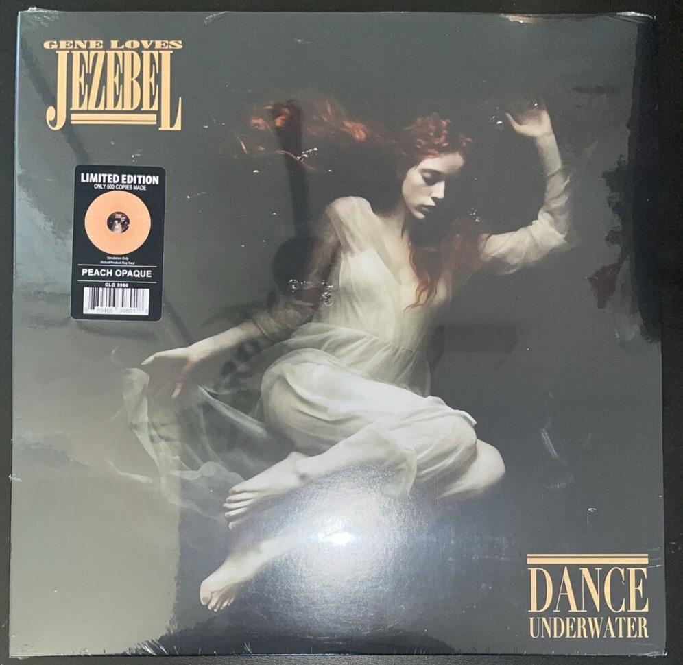 GENE LOVES JEZEBEL DANCE UNDERWATER PEACH VINYL LP LIMITED EDITION SEALED MINT