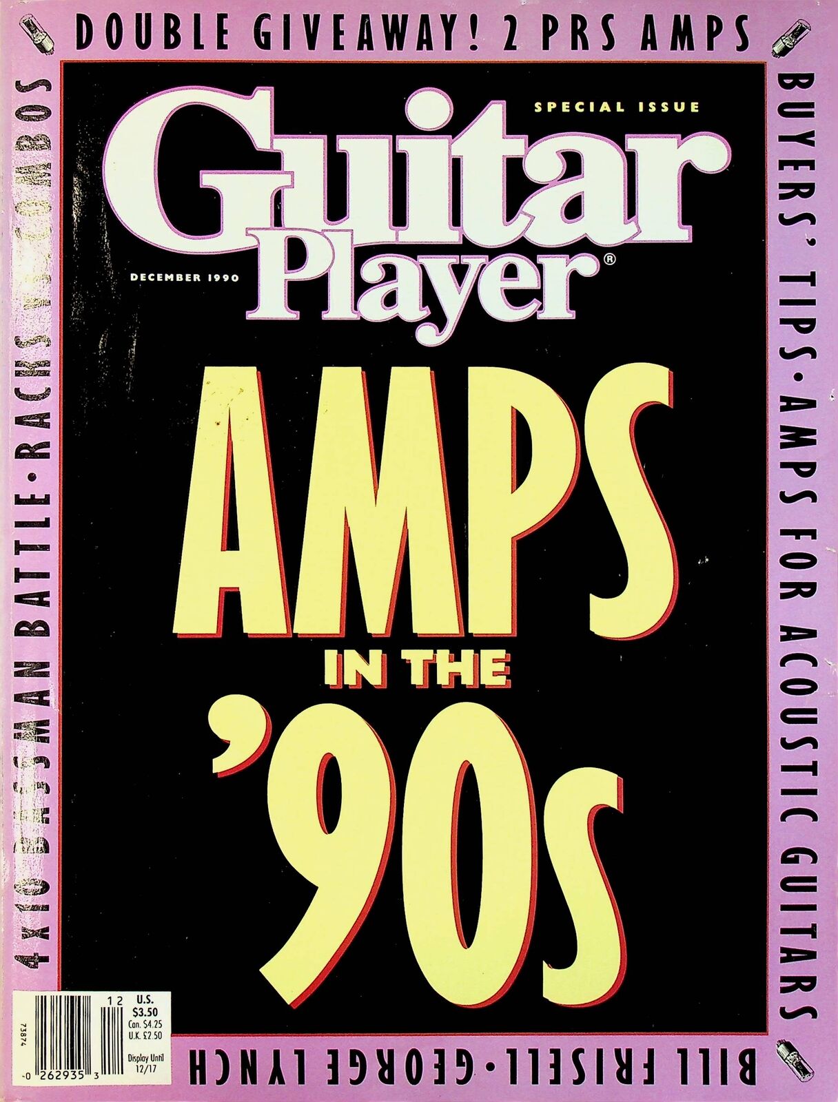 Guitar Player Magazine Vol. 24 #12 VG 1990 Low Grade