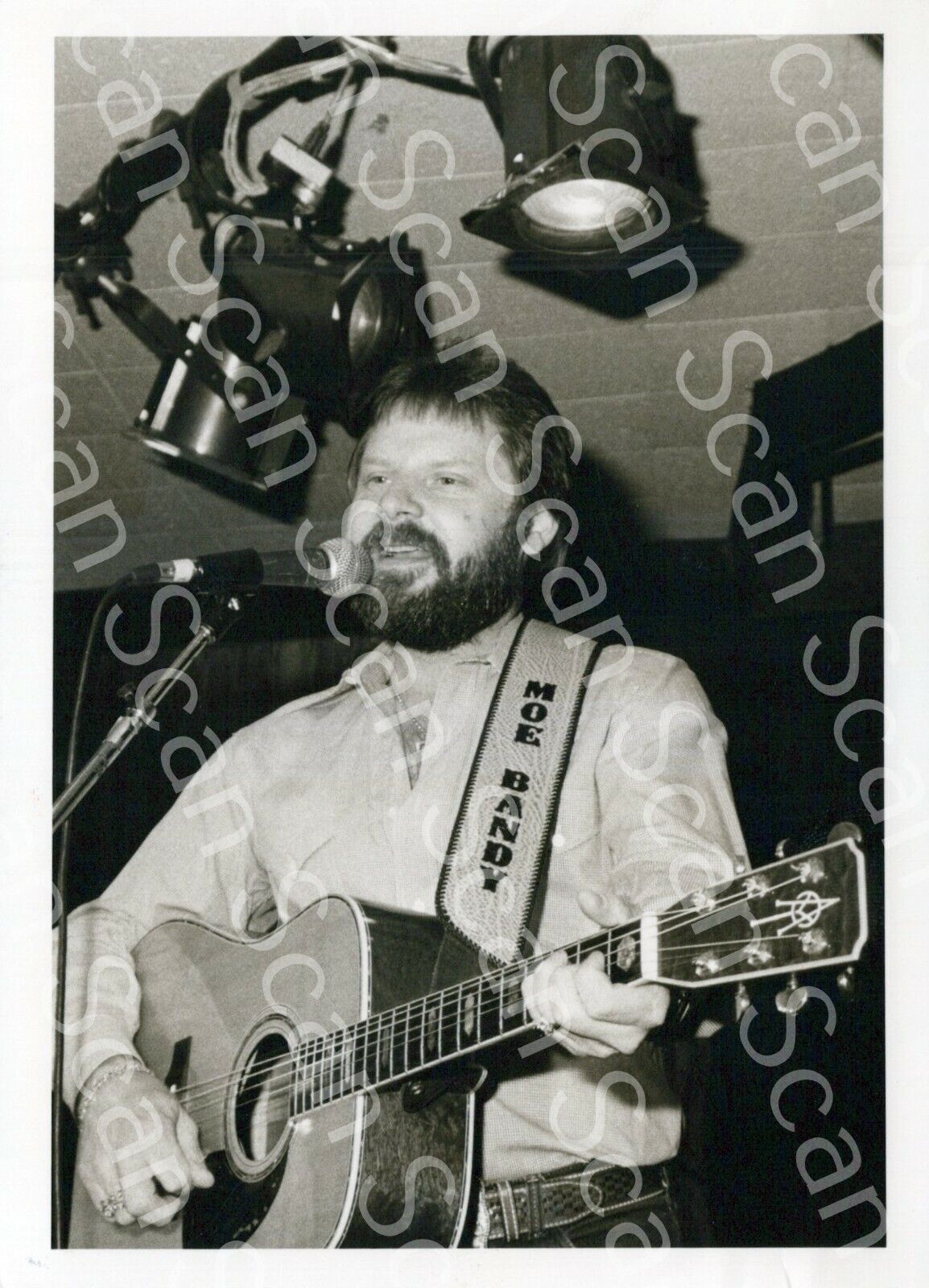 Moe Bandy VINTAGE  5x7 Press Photo Country Music 26