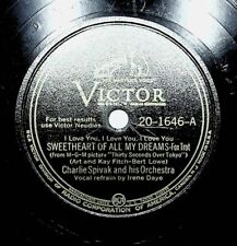 1945 Charlie Spivak Sweetheart Of All My Dreams My Baby Said Yes 78 Record picture