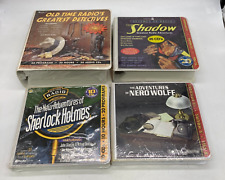 LOT OF 4 BOX SETS OF OLD TIME RADIO SHOWS ALL SEALED SHERLOCK HOLMES NERO WOLFF picture