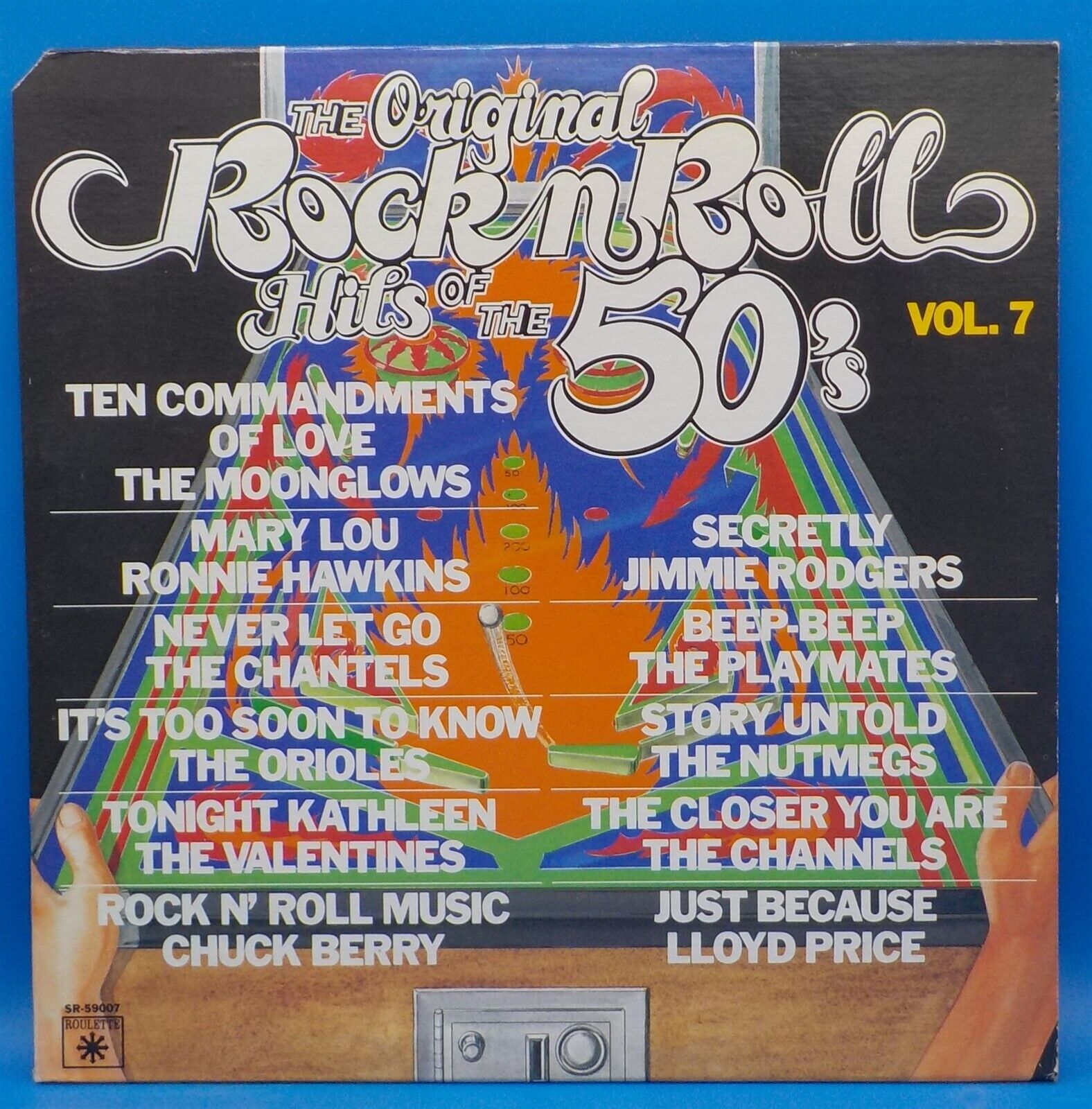 Moonglows, Orioles, Berry LP Original Rock N Roll Hits of The 50\'s VOL 7 BX9
