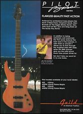 Kevin O'Neal 1990 Guild Pilot Bass 605 Series ad guitar advertisement print picture