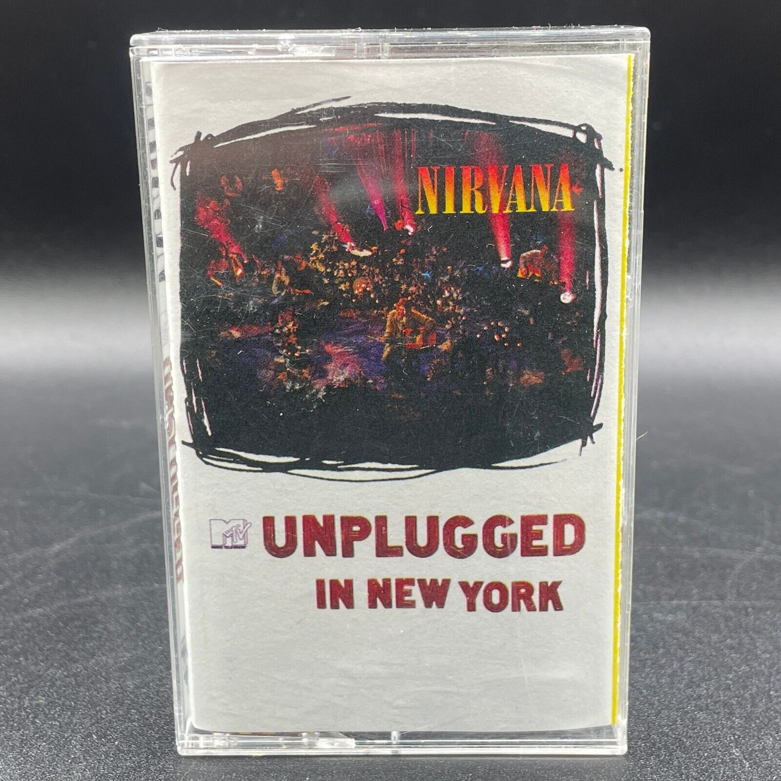 VTG Nirvana Unplugged In New York Cassette Tape 1994 Geffen Records DGCC-24727