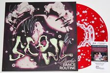 SCOWL BAND SIGNED PSYCHIC DANCE ROUTINE LP VINYL RECORD AUTOGRAPHED KAT JSA COA picture