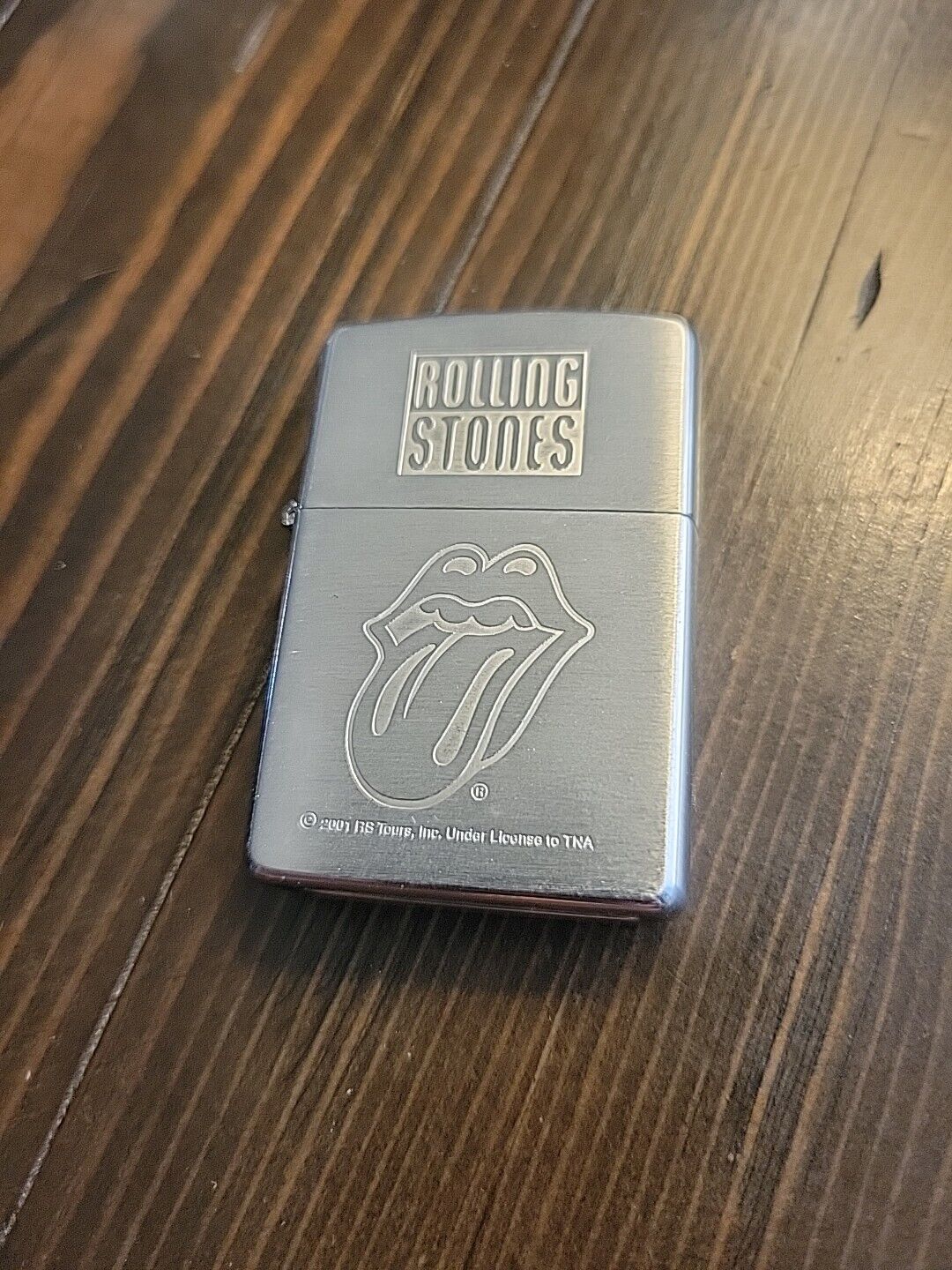 Rolling Stones 2001 - 04 Touring Zippo Lighter Unstruck/Never Fired/Never Lit