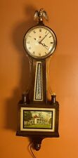 Vintage 1930’s Warren Telechron Ashland Mass USA Electric Banjo Clock w/ Eagle picture
